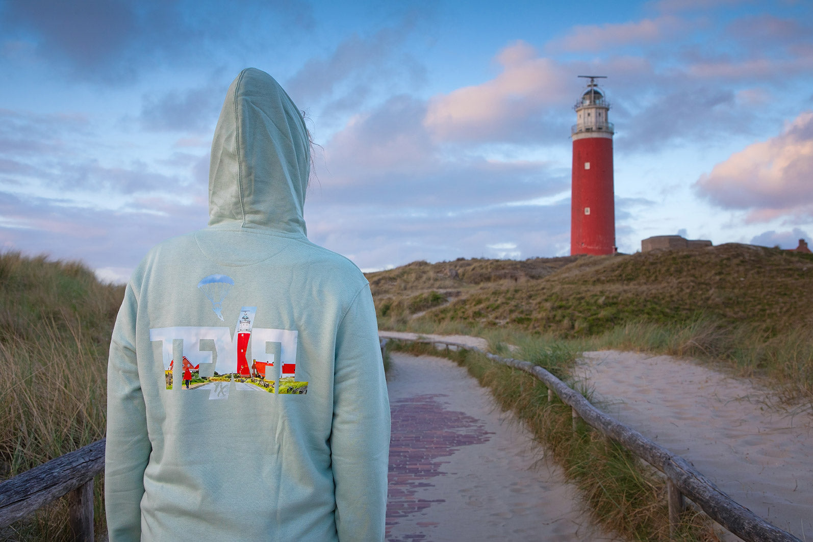 Hoodie Pocket unisex | Jouw Texel X Justin Sinner