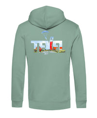 Hoodie Pocket unisex | Jouw Texel X Justin Sinner